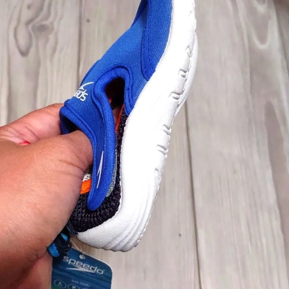 (54-1409)   Speedo Toddler Shore Hybrid Water Shoes Sz S (5/6)